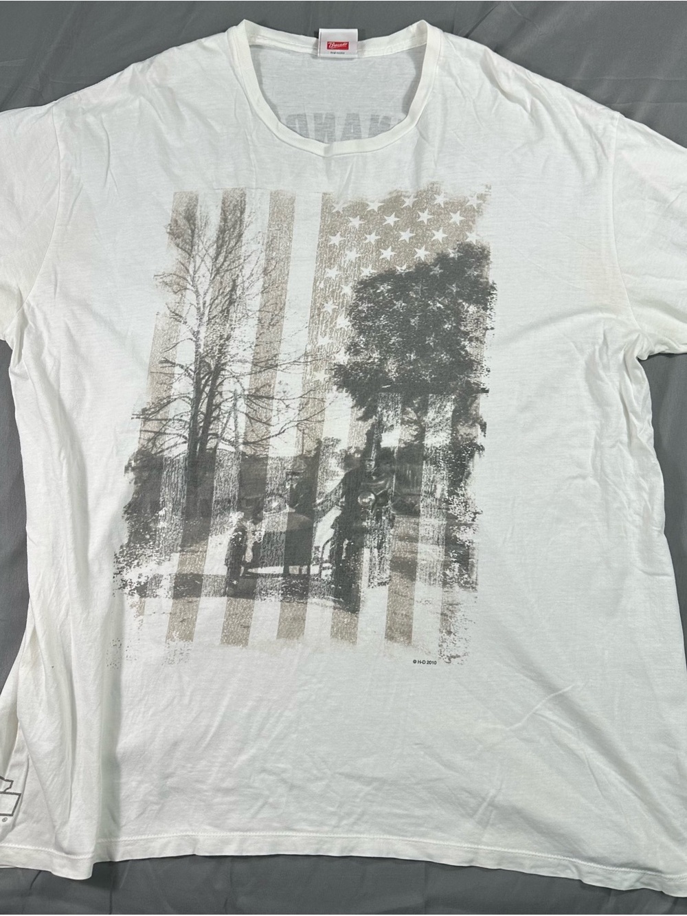 Harley-Davidson Graphic Tee 2XL White Shenandoah Staunton VA